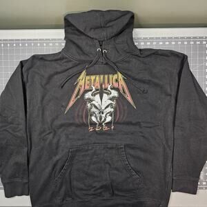 Metallica Concert Hoodie Mens XXL 2021 Wherever I May Roam Tour Streetwear Skate